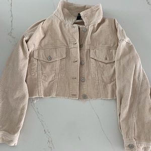 Cropped Corduroy jacket